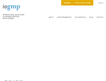 Tablet Screenshot of iagmp.com